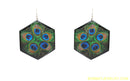 MULTICOLOUR PEACOCK EARRING