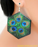 MULTICOLOUR PEACOCK EARRING