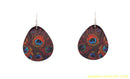 MULTICOLOUR PEACOCK EARRING