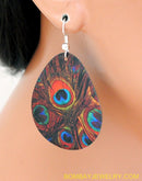 MULTICOLOUR PEACOCK EARRING