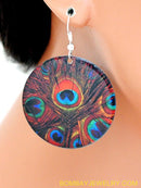 MULTICOLOUR PEACOCK EARRING