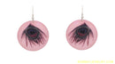 BEAUTIFUL PINK PEACOCK EARRING