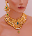 Goldpolish green and white set-344