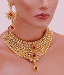 Goldpolish red and white set-350