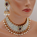 Goldpolish purple and  white set-1874