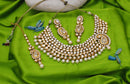 Goldpolish white kundan set-1932