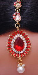 Goldpolish red and white pearl set-1998