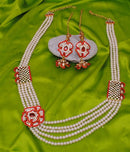 Goldpolish red and white pearl set-1998