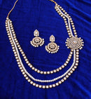 Goldpolish white kundan set-2006