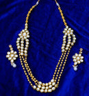 Goldpolish white kundan set-2010