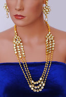 Goldpolish white kundan set-2010