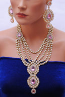 Golpdolish pink and white kundan set-2013