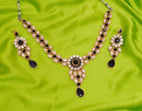 Goldpolish black and white kundan set-2015