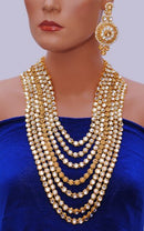 Goldpolish Golden kundan set-2072