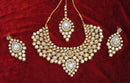 goldpolish white kundan set-2085