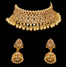 Goldpolish golden Choker set-2149