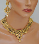 Goldpolish golden kundan set-2223