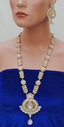 Goldpolish white diamond set-2289