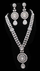 Silverpolih white kundan Set-2295