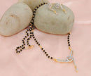Goldpolish black beads mangalsutra-2127