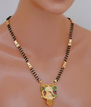 Goldpolish multicolor mangalsutra-11.5 inches