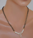 Goldpolish white mangalsutra-2138