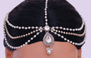 Silverpolish white head piece tikka-1227