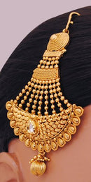 Goldpolish white jhumar-1243