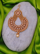 Goldpolish white jhumar-1245