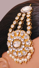 Silverpolish white jhumar-1256