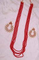 Goldpolish red and white set-1039