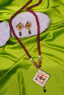 Beautiful multicolour golden and white set-1048