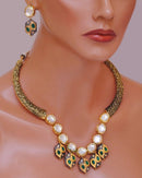 Goldpolish emerald green set-1092