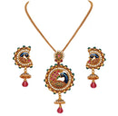 Goldpolish pendent set-1241