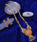 Goldpolish white pearl set-1312