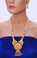 Goldpolish white pearl set-1312