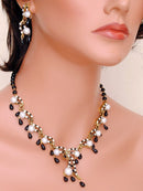 Goldpolish black and white set-1042