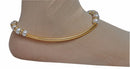 golden and white anklet-1197
