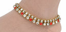 red and golden anklet-1208