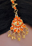 goldplated orange head piece tikka
