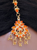 Orange head piece tikka