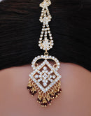 goldpolish white diamond tikka-1156