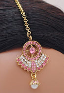 Goldpolish pink and  white tikka-1208