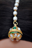 Goldpolish multicolour head piece tikka-1253