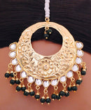 Goldpolish deep green and white tikka-1311