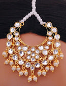 goldpolish white head piece tikka-1315