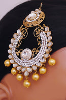 Goldpolish white jhumar-1326