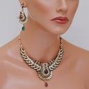 goldpolish purple, green and white kudan set-1759