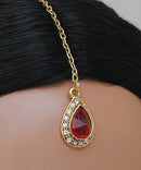 Goldpolish red and white diamond set-1500