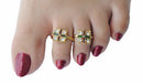 Multicolor toe ring-1102